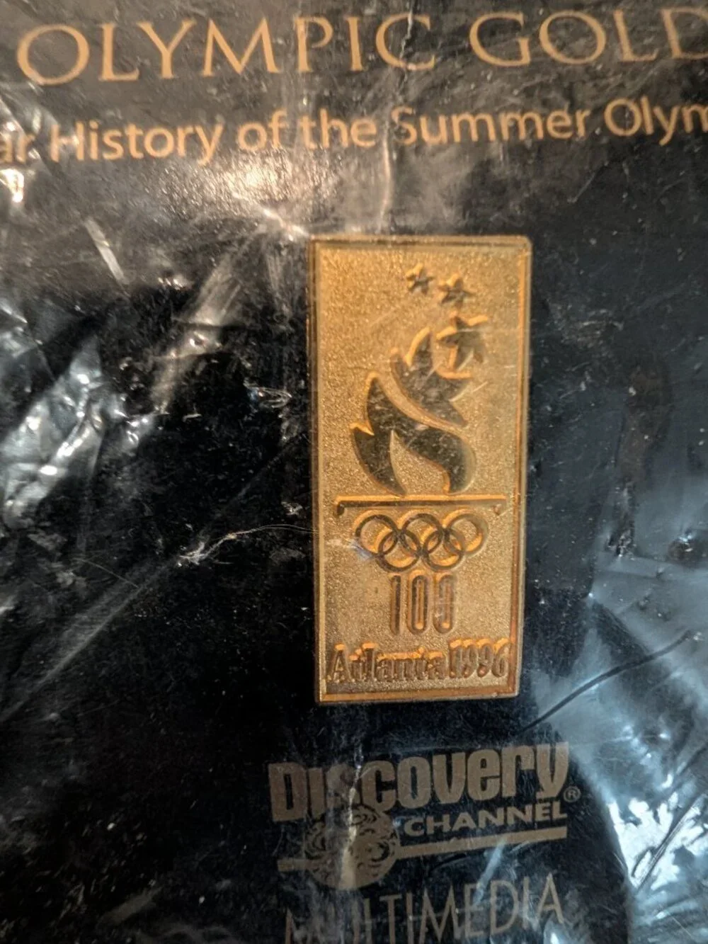 Olympic Pin 1996 Atlanta Olympic GOLD Color Pin 2